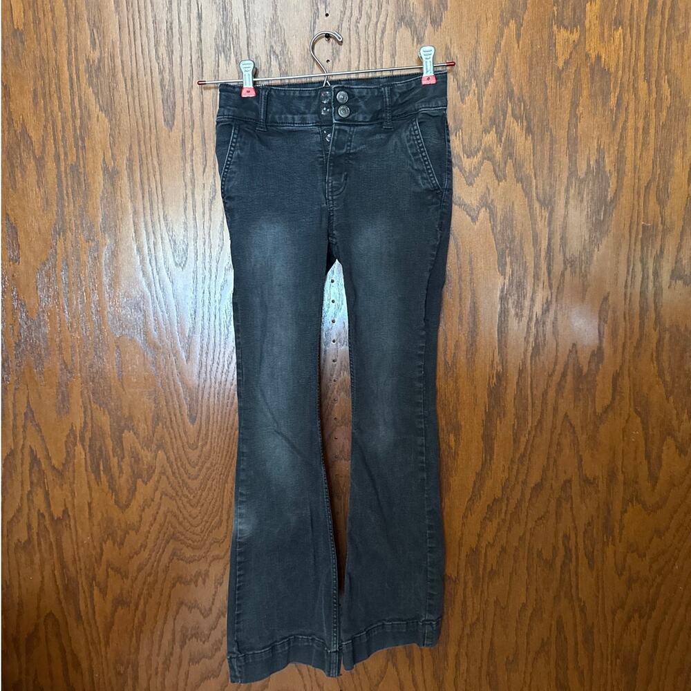 Thereabouts Black Bootcut Jeans Girls Size 2